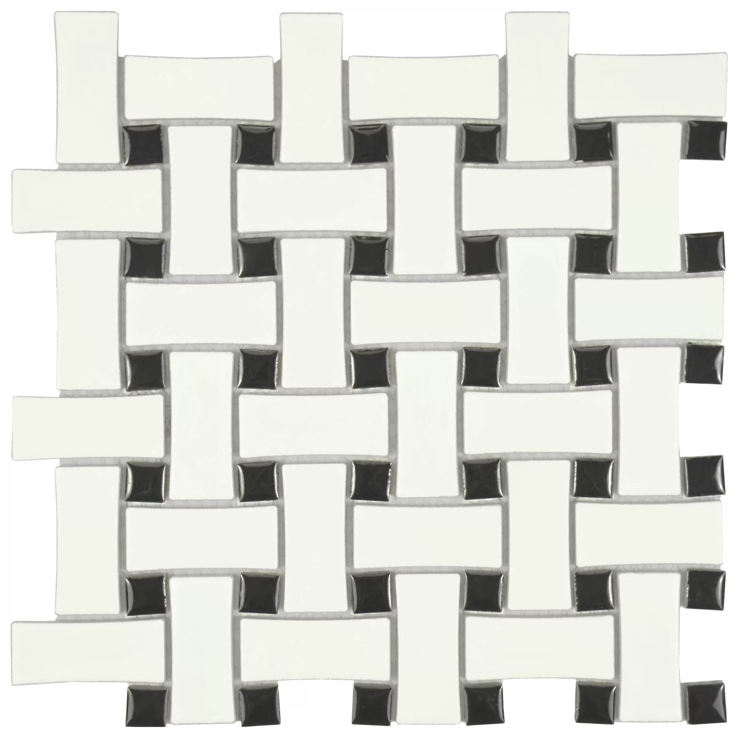 Interior Design Ideas: Stunning White Basket Weave Tile