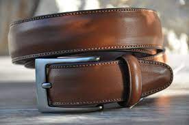 mens leather belts